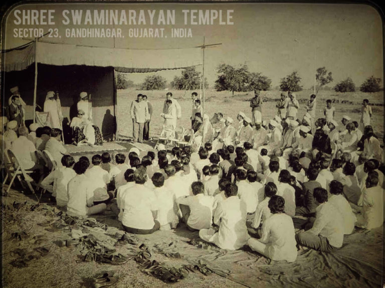 Gandhinagar Mandir Shilanyas Vidhi