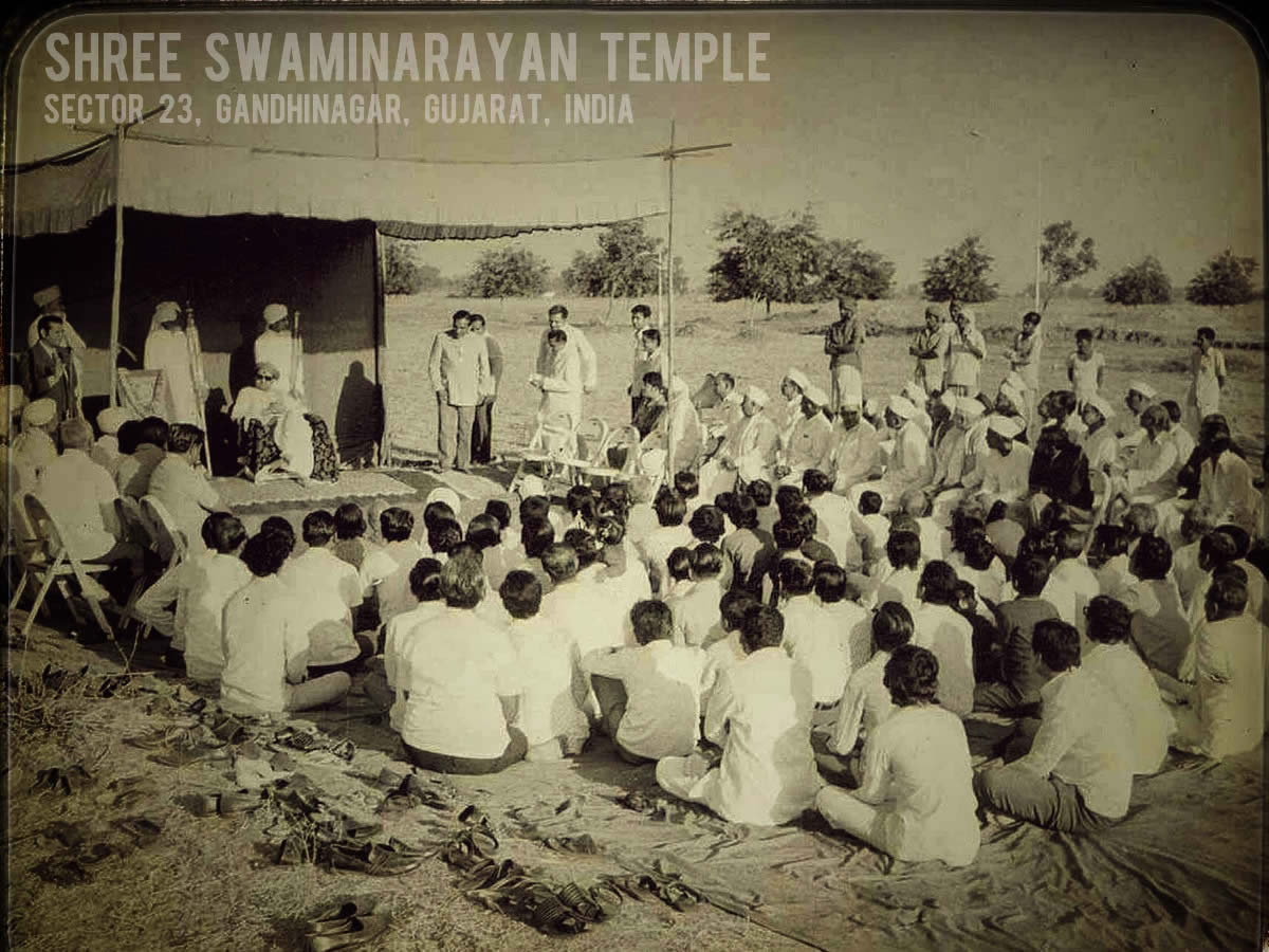 Gandhinagar Mandir Shilanyas Vidhi