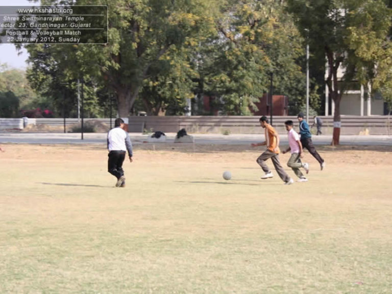 Winter Volleyball Match